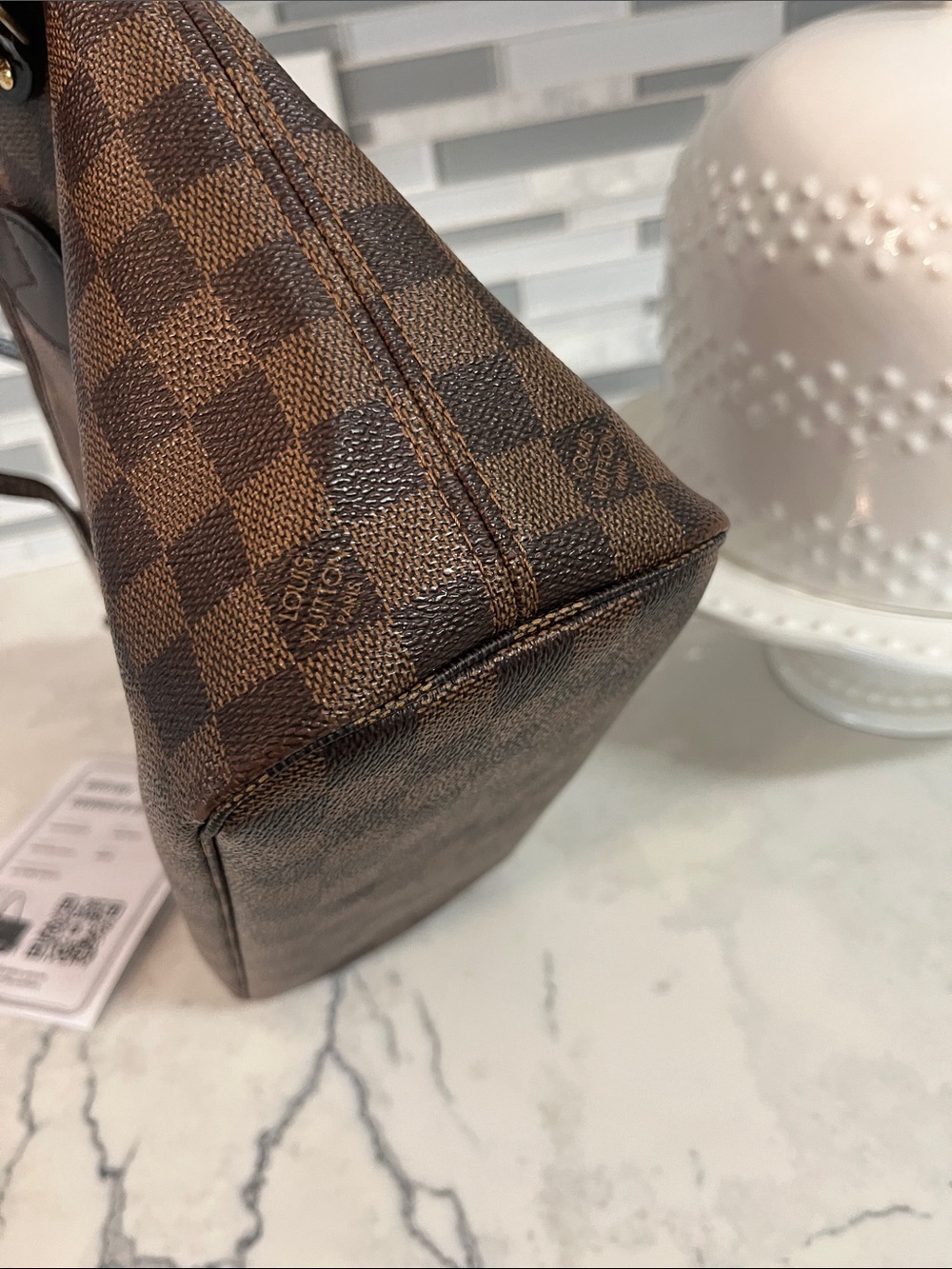 Louis Vuitton Neverfull PM Tote with Red Interior Trim - Picture 9 of 15
